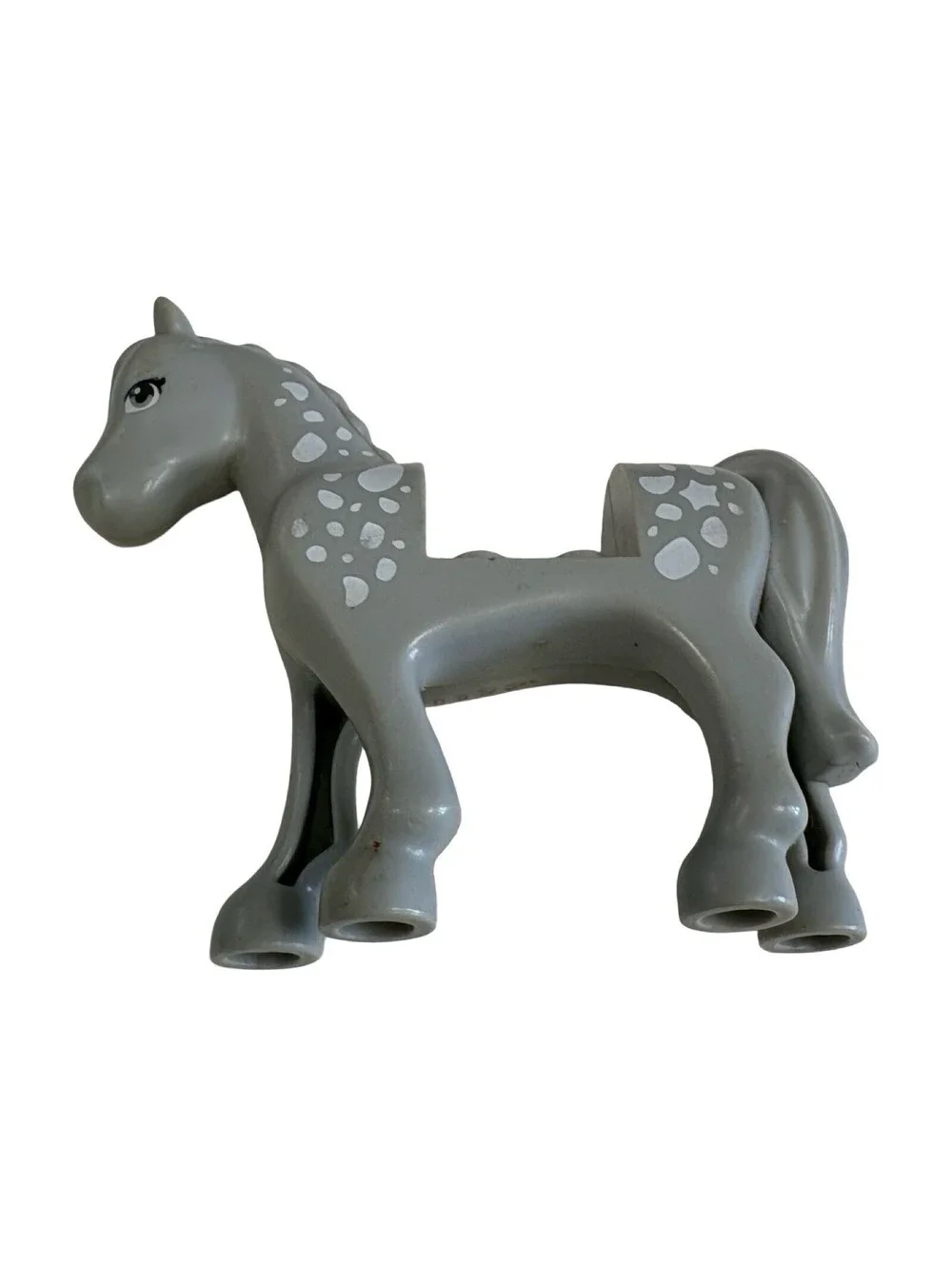 Lego Friends Horse Light Bluish Gray w/ White Spots 41125 Horse Vet Trailer
